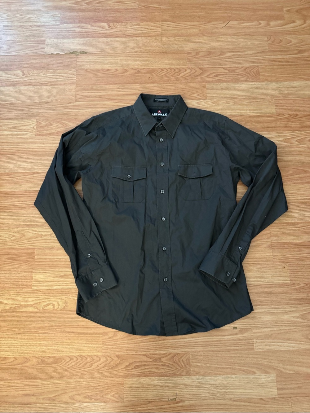 Airwalk Men's Black Button-Up Shirt